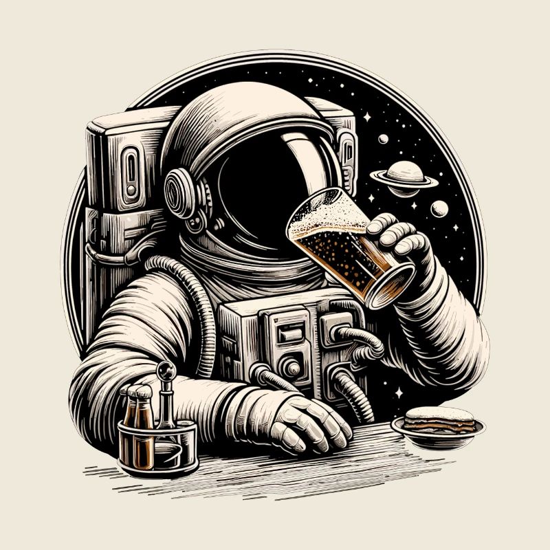 Astronaute Ours Spacebar Cadeau