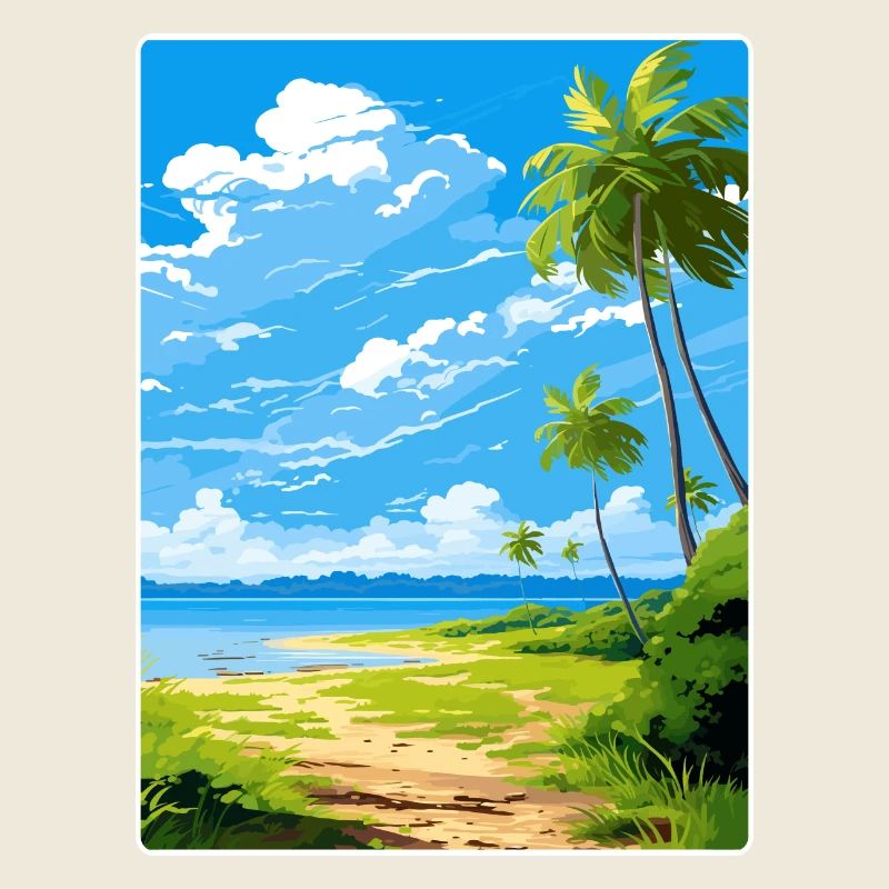 Parc national de Biscanye Affiche de voyage Souvenir WPA