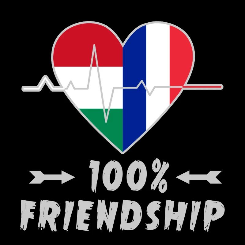 Ungarn und Frankreich 100% Freundschaft