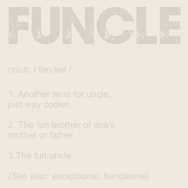 Foncle Typography Tee Design