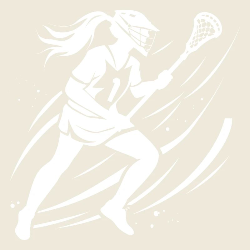 Lacrosse Mädchen