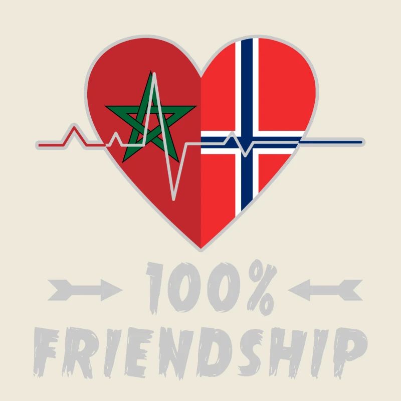 Morocco and Norway 100% friendship