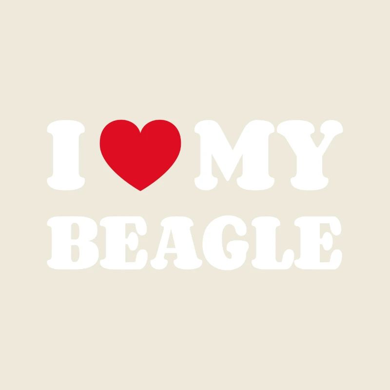 J’aime mon beagle