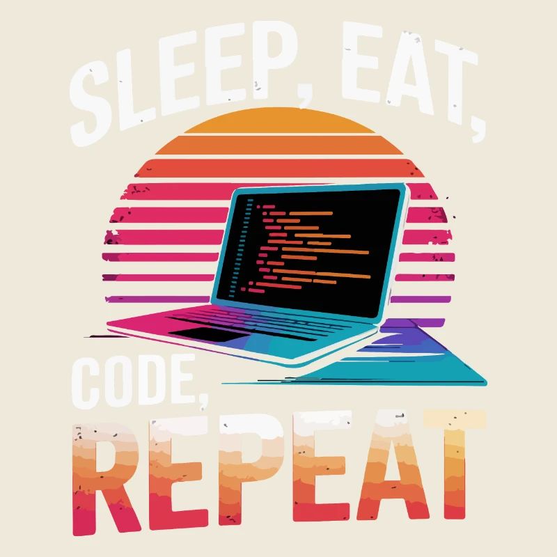 Sleep Eat Code Repeat Gift Programmer Developer