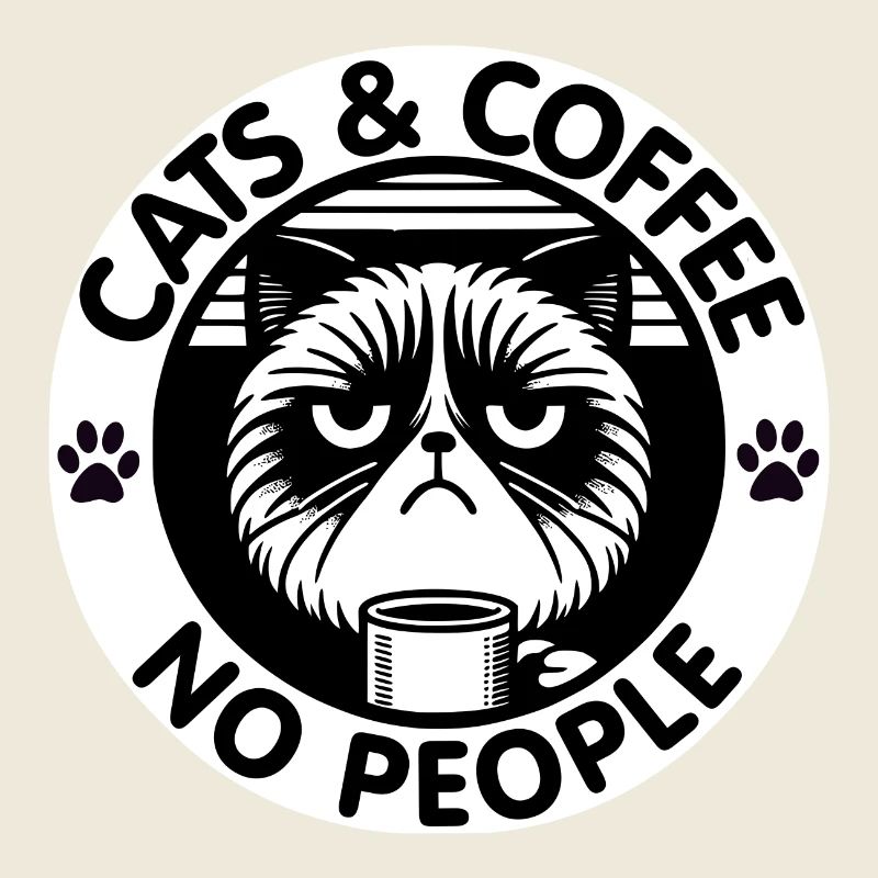 Le chat et le café, pas les gens