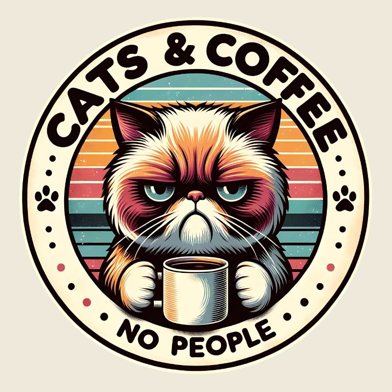 Le chat et le café, pas les gens