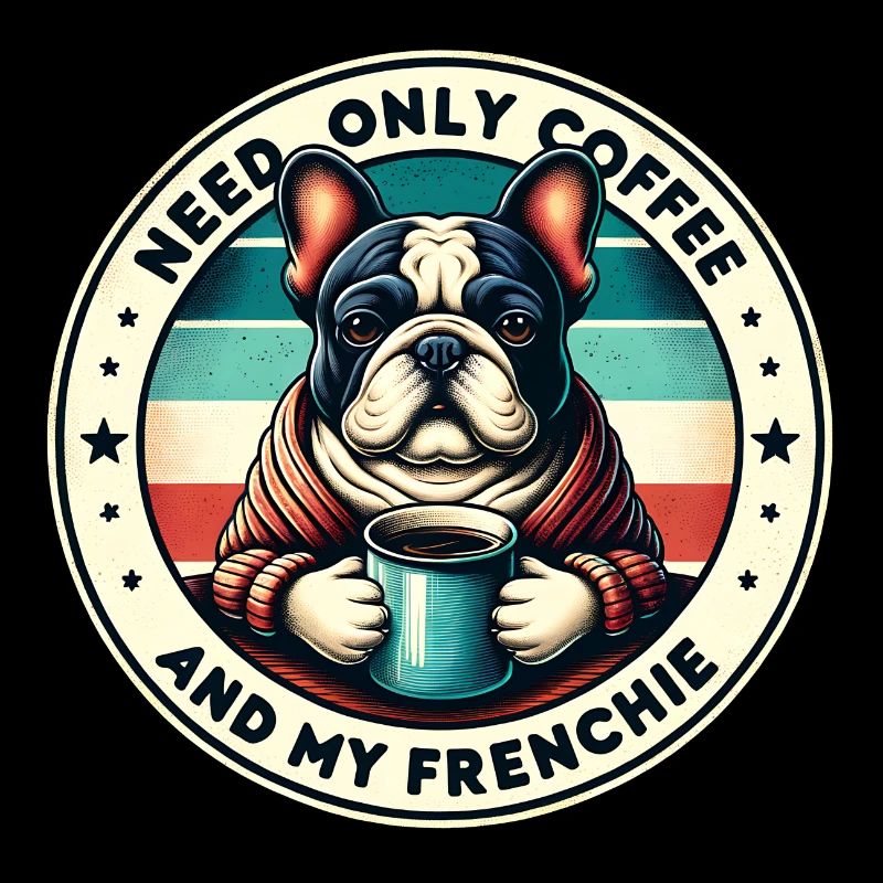 Just need coffee and my Frenchie