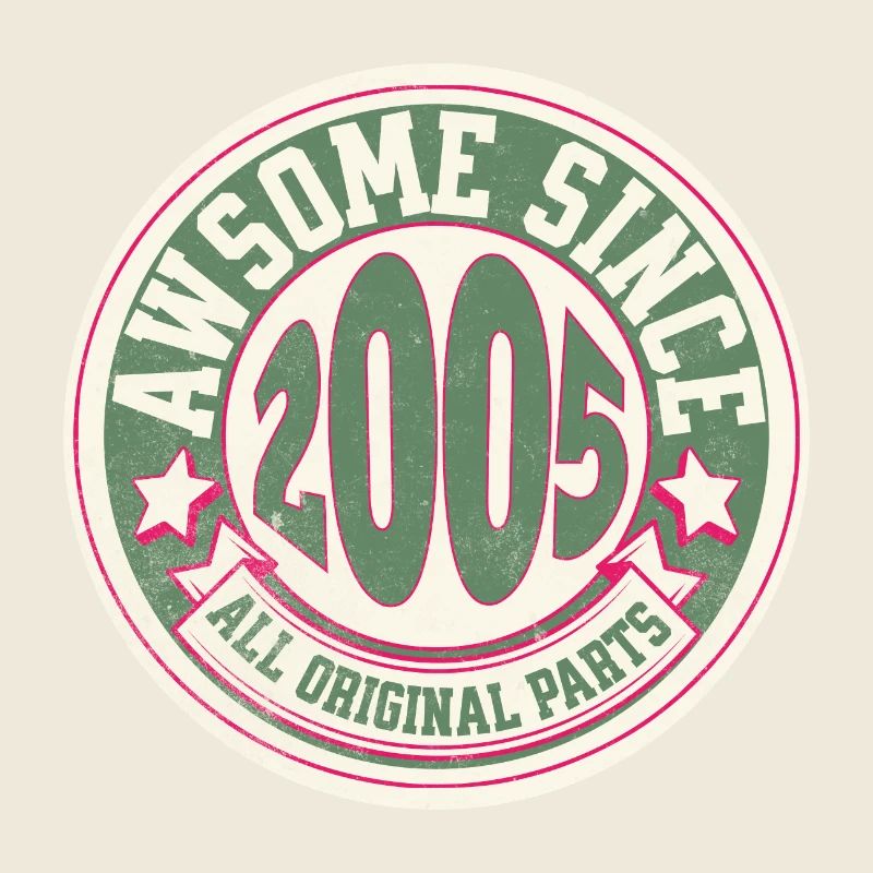 Vintage-Logo 2005 authentische Herkunft