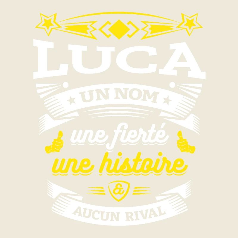 LUCA UN NOM UNE FIERTÉ AUCUN RIVAL