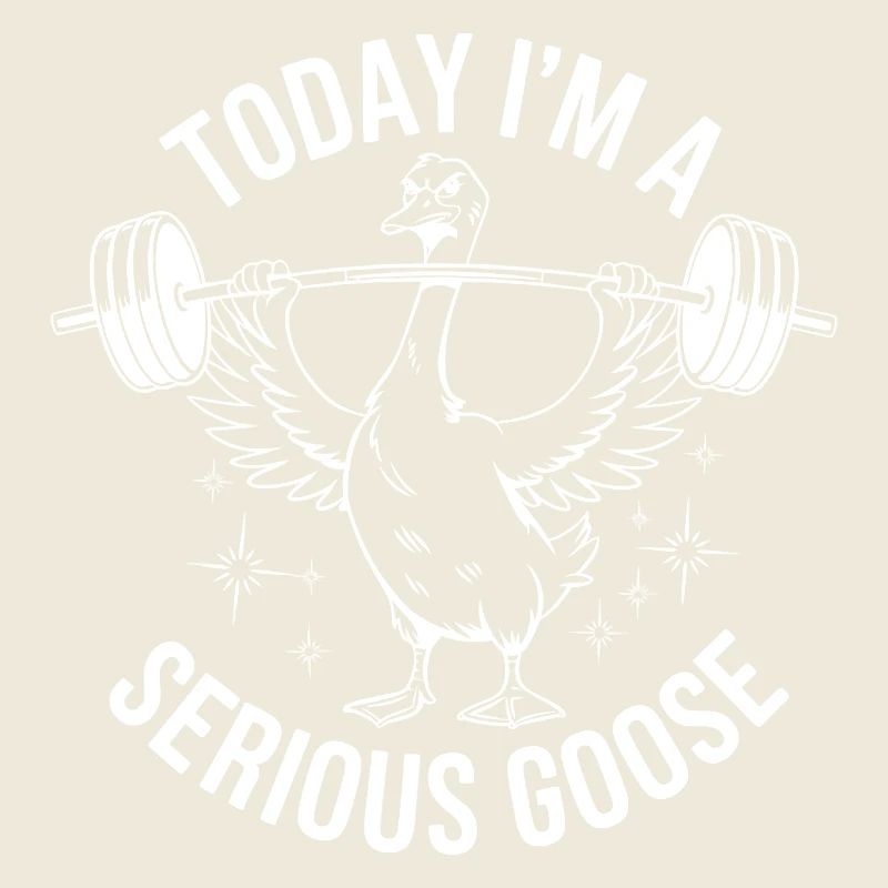 Ernsthafter Gänseheber