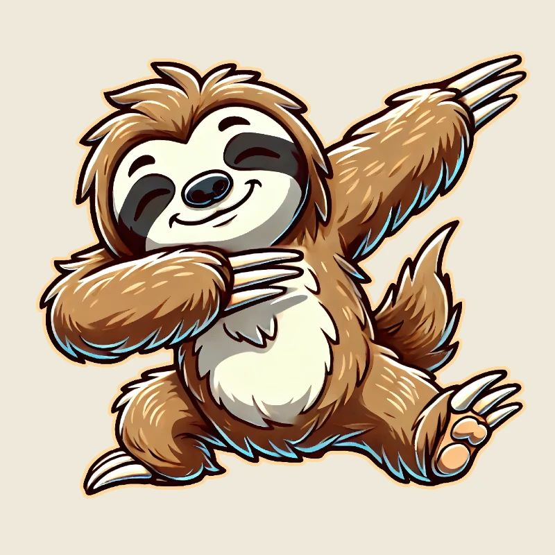 Dabbing Sloth Dab Dancing Idée cadeau