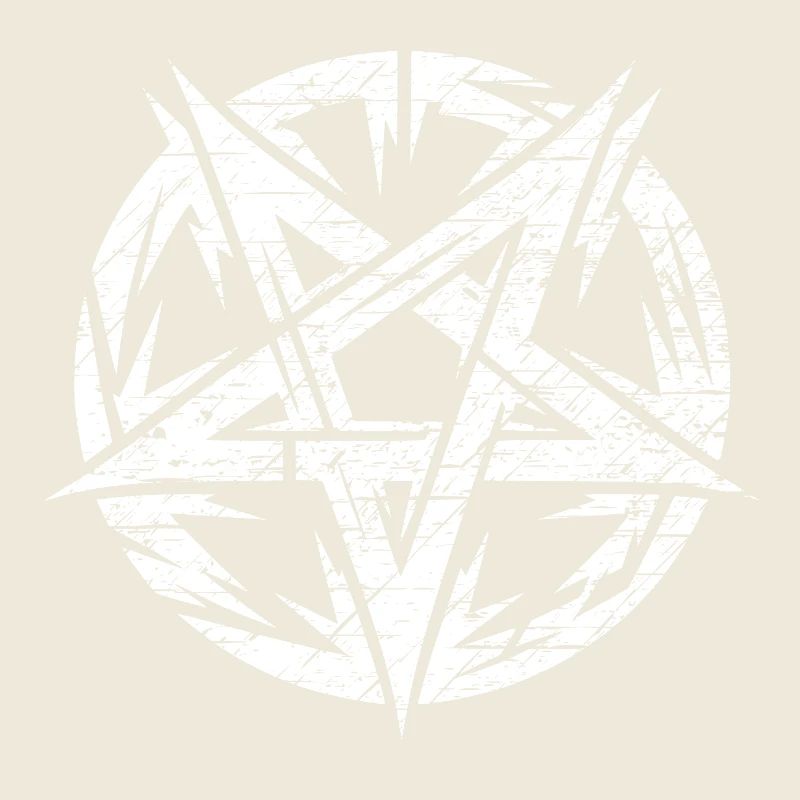 Torn Pentagram Occult Sign