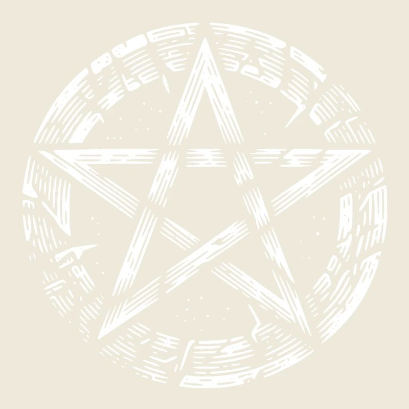 Torn Pentagram Occult Sign