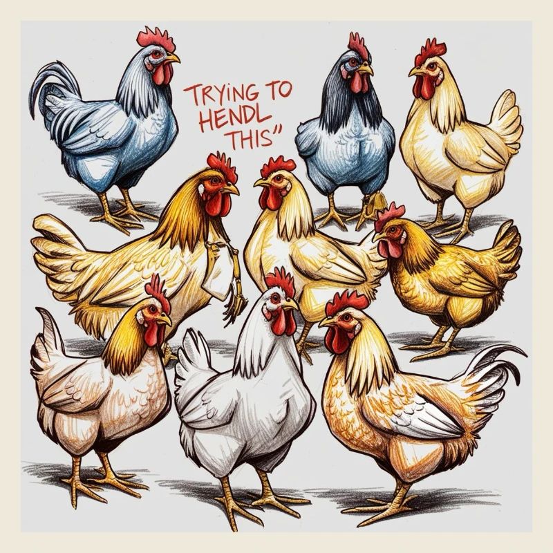 Ballet de poulet : Troupe de poulets polyphoniques
