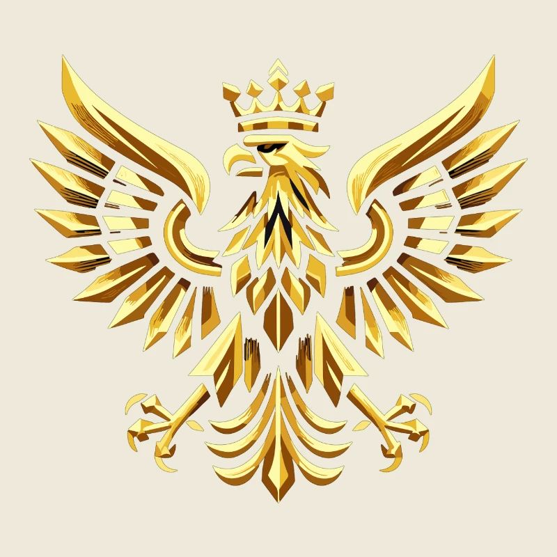 Poland Polska Eagle Gold Epic Flag Gift
