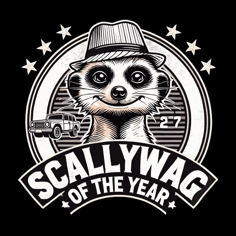 Scallywag de l’année Suricate Cadeau drôle
