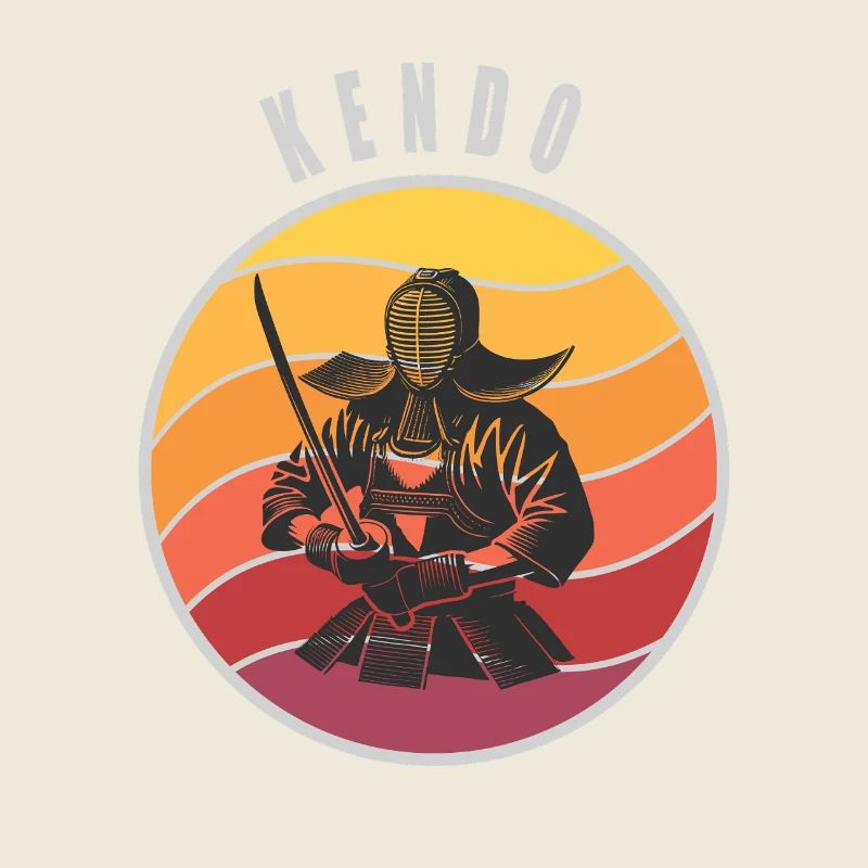 Retro Kendo Samurai Style