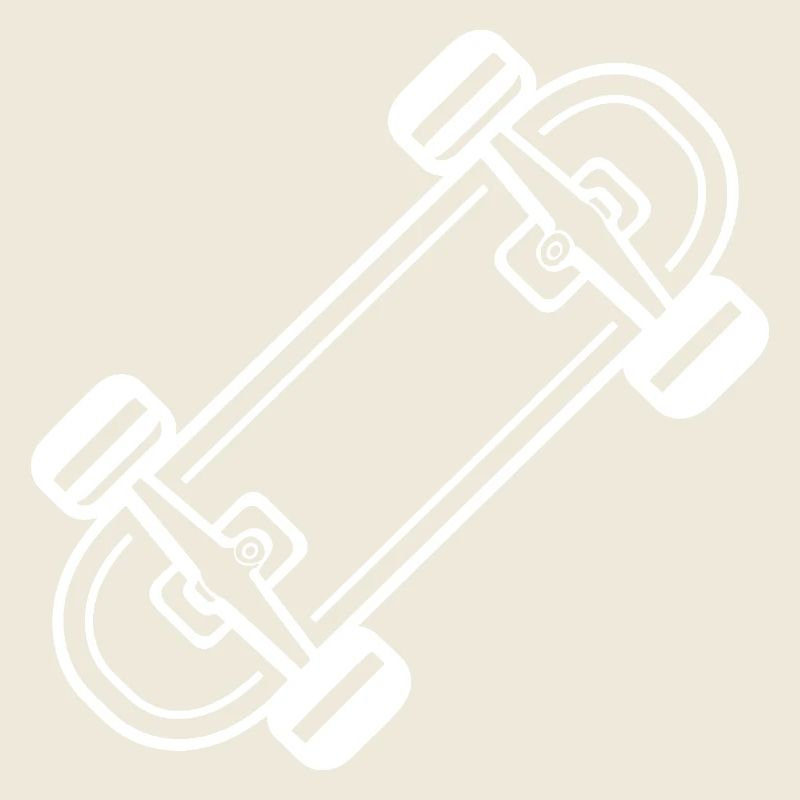 Skateboard Comic-Stil