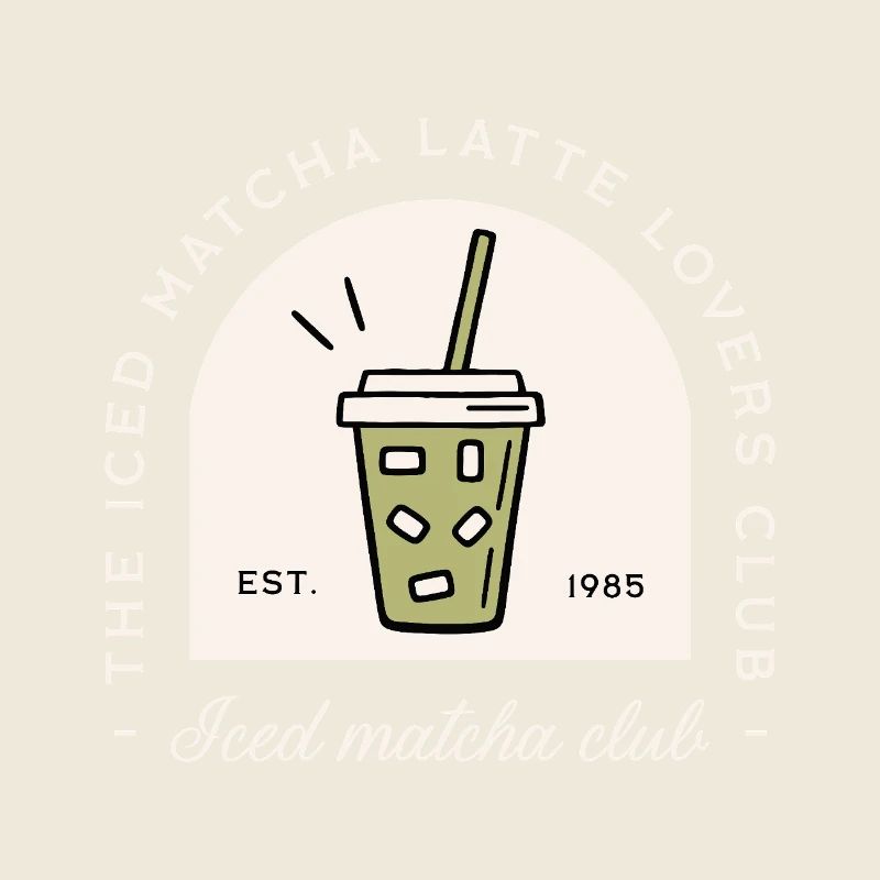 Iced matcha latte boisson japonaise humour