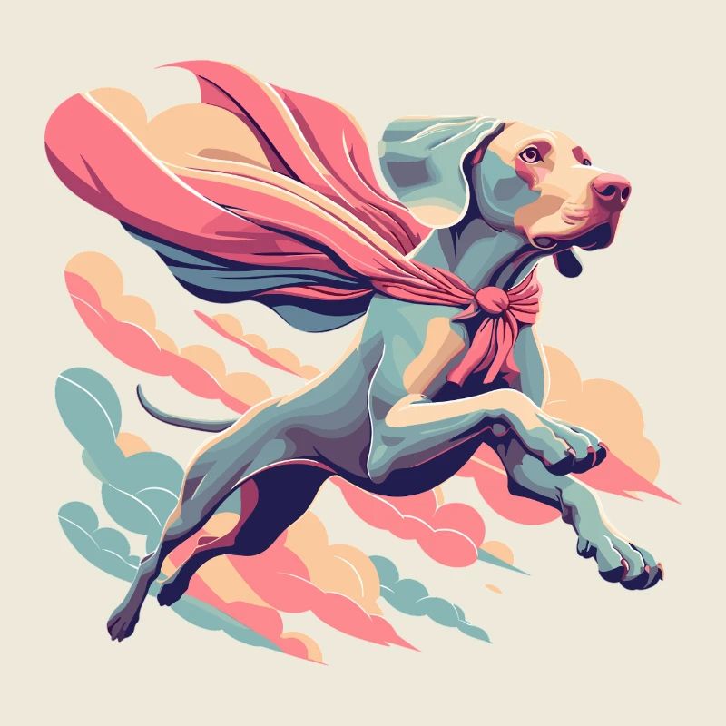 Super Dog Weimaraner Weimi Cape Cape Gift