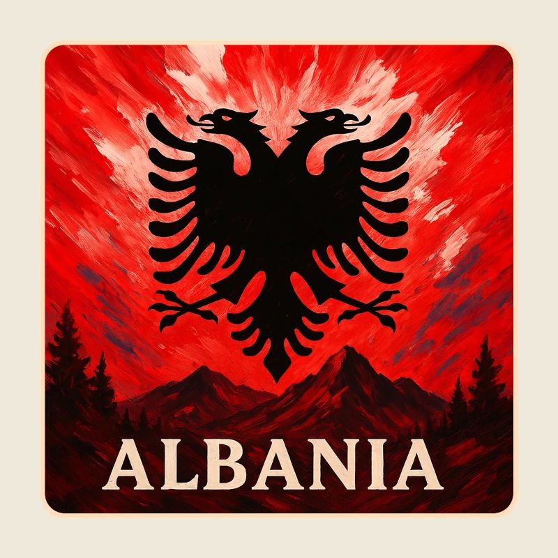 Albania Double Eagle Design