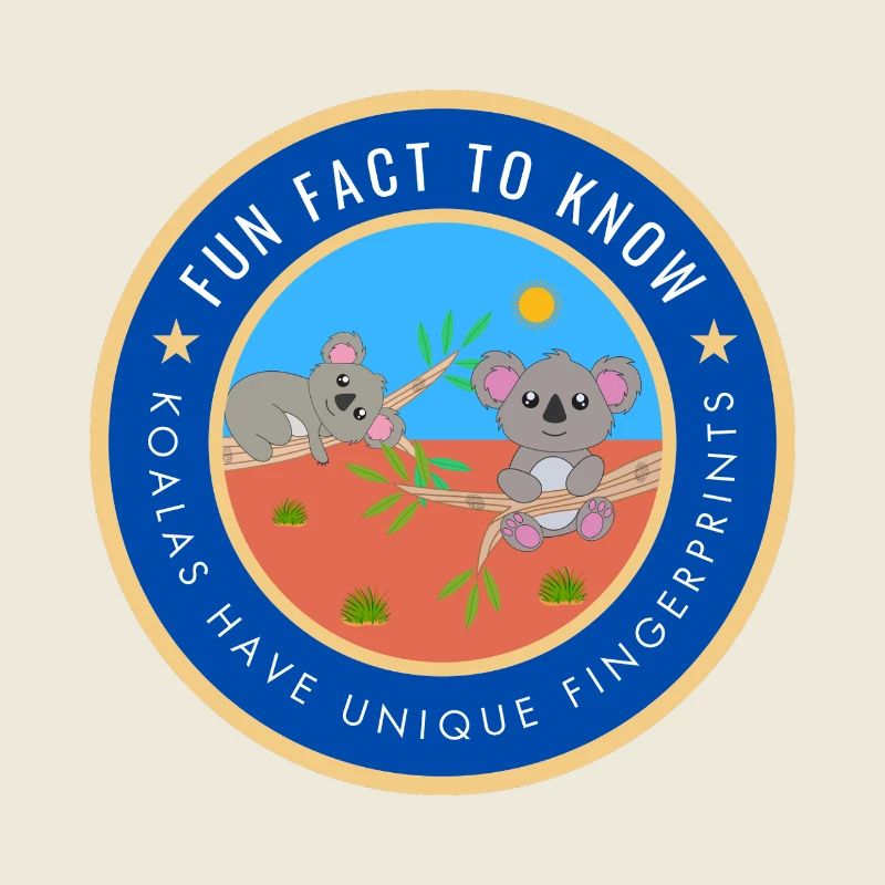 Koalas have unique fingerprints