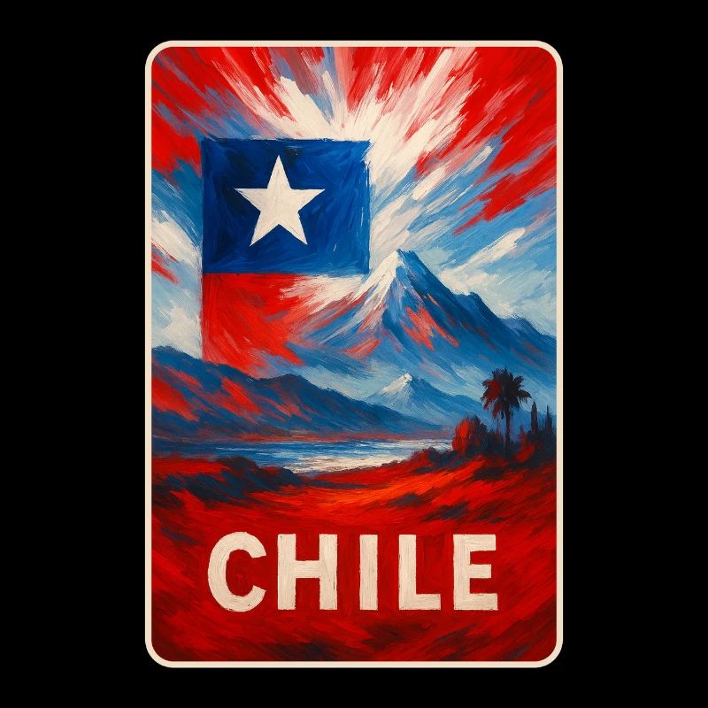 Chile Travel Art