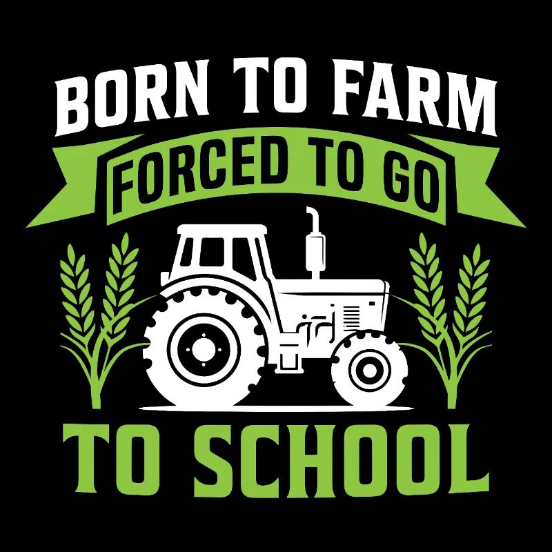 Né dans une ferme, forcé d’aller à l’école