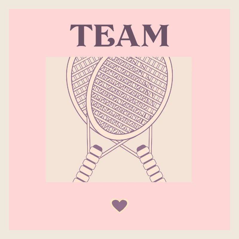 TEAM TENNIS HEART