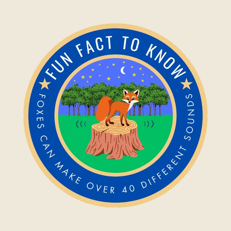 Foxes can make over 40 different sounds