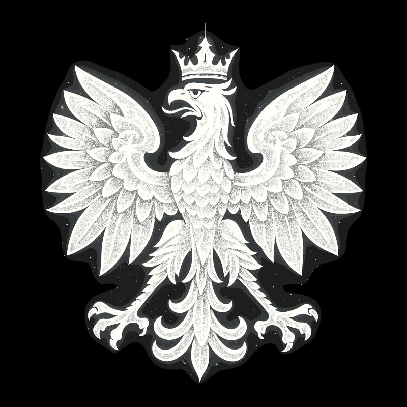 Poland Polska Eagle White Flag Flag Gift
