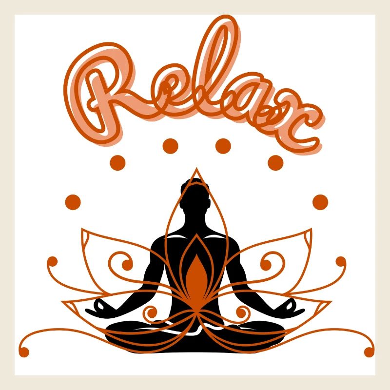 Lotus relaxant Conception de pleine conscience