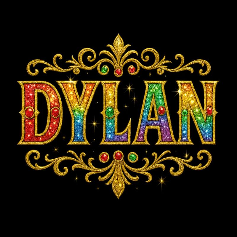 DYLAN Glitter Gold Sequins