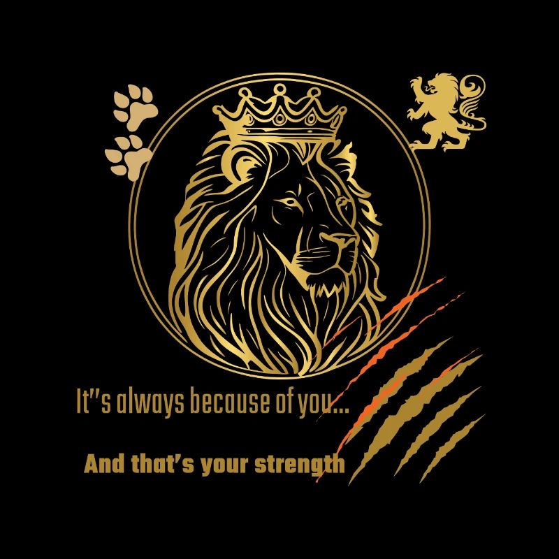 Lion Royalité et Force Impression