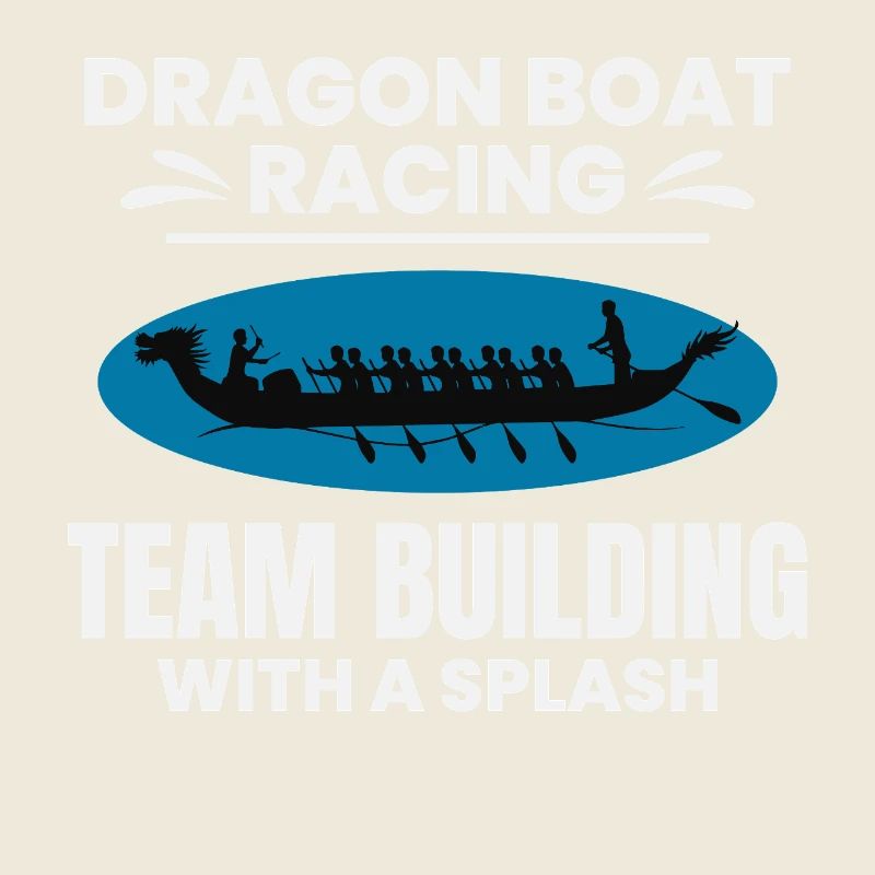 Synchronisiertes Paddelteam Drachenboot