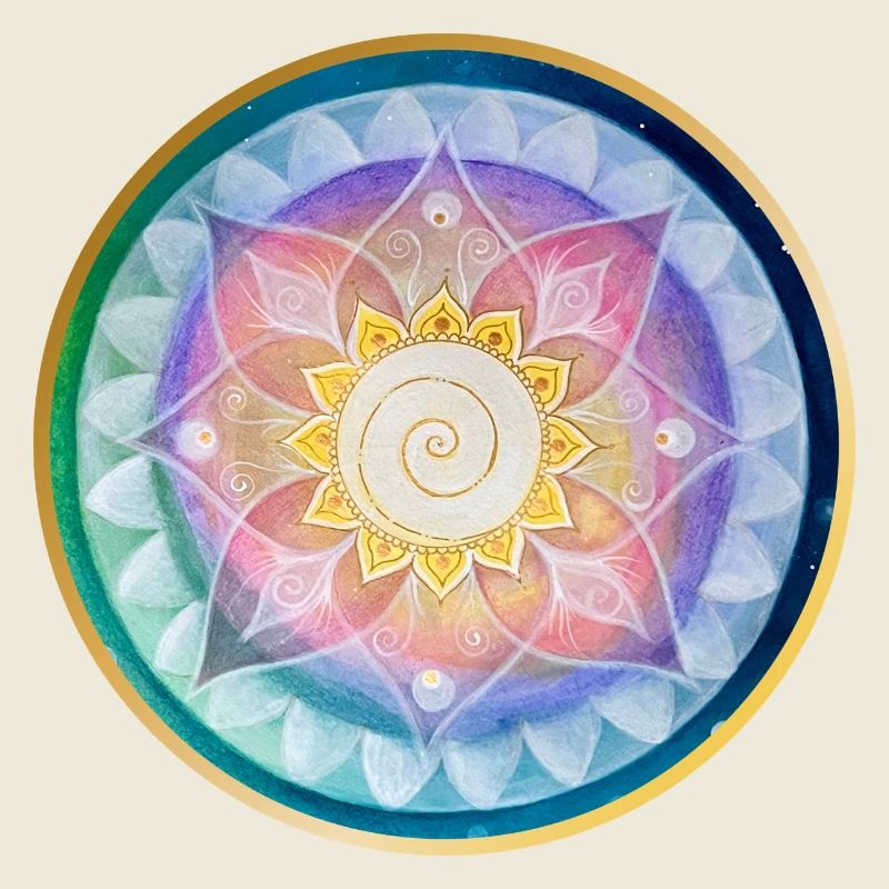 Harmonious mandala meditation design