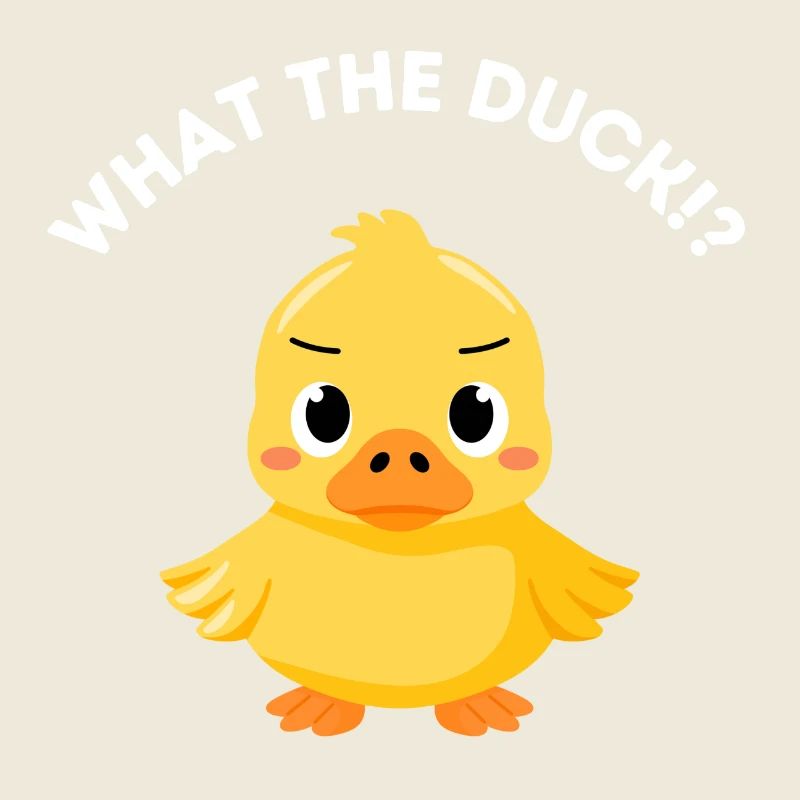 Funny Duckling Pun – What the Duck