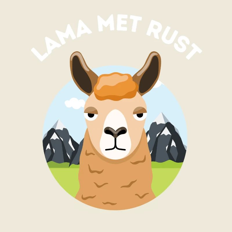 Llama at Rest – Funny pun