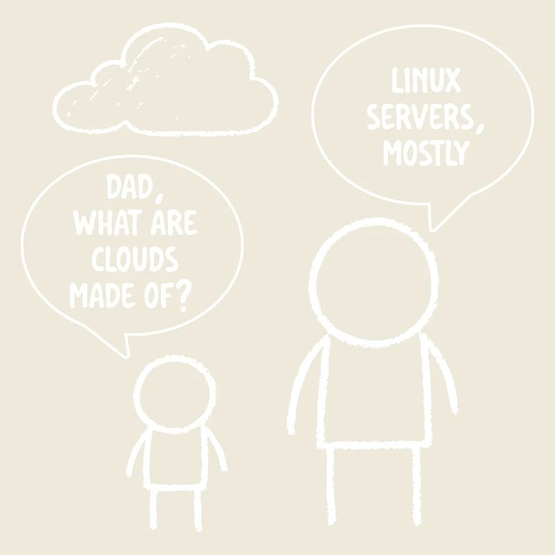 Dad What Are Clouds Made Of Linux Servers