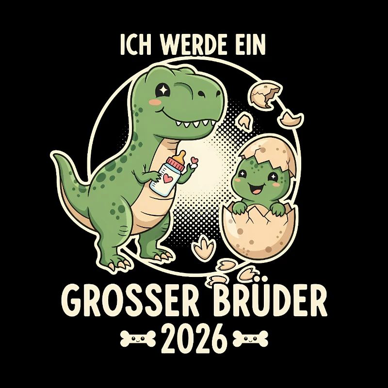 Großer Bruder 2026 Ei Baby Dino Dinosaurier