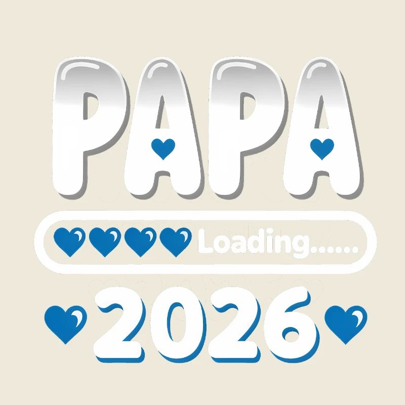 2026 Papa Loading – werdender Vater Geschenk