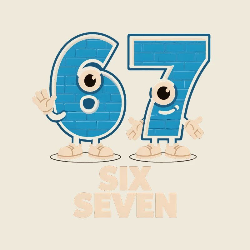 6 7 Sechs Sieben Meme – Aura Points Kids Gaming