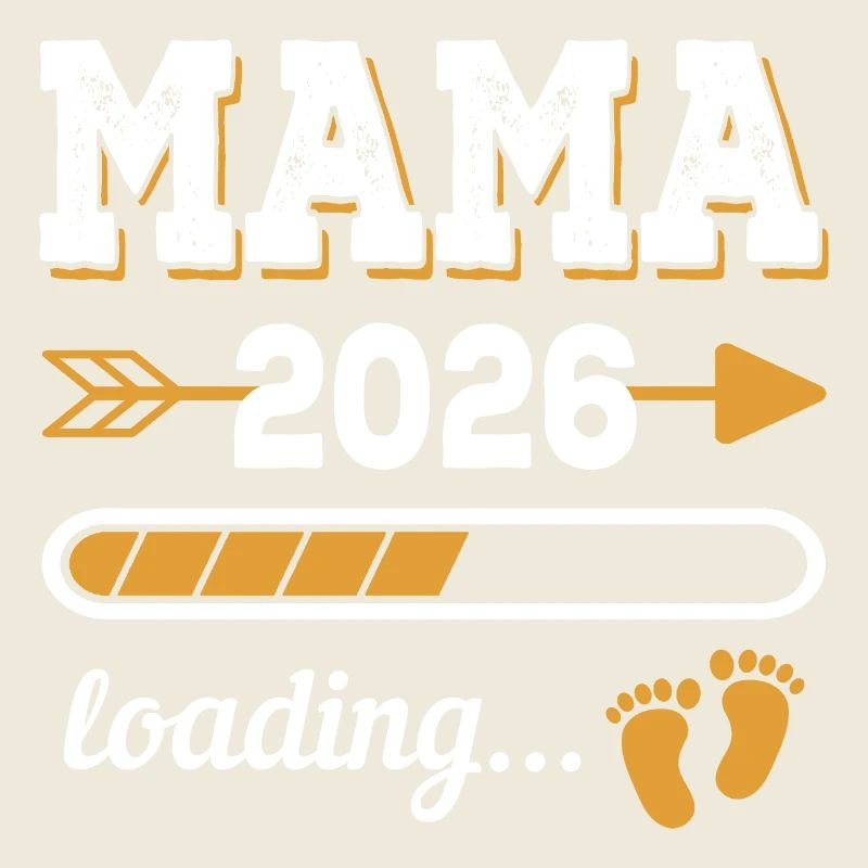 Mama 2026 Loading Zukünftige Mutter Geschenk