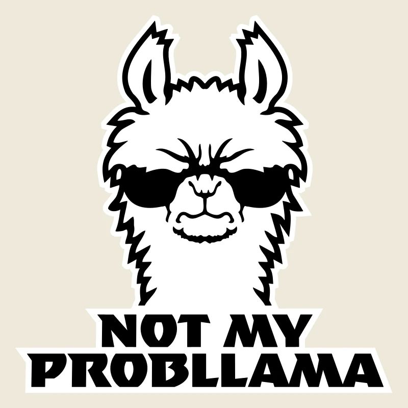 Lama Cool Lunettes de soleil Pas My Problama Angry Evil