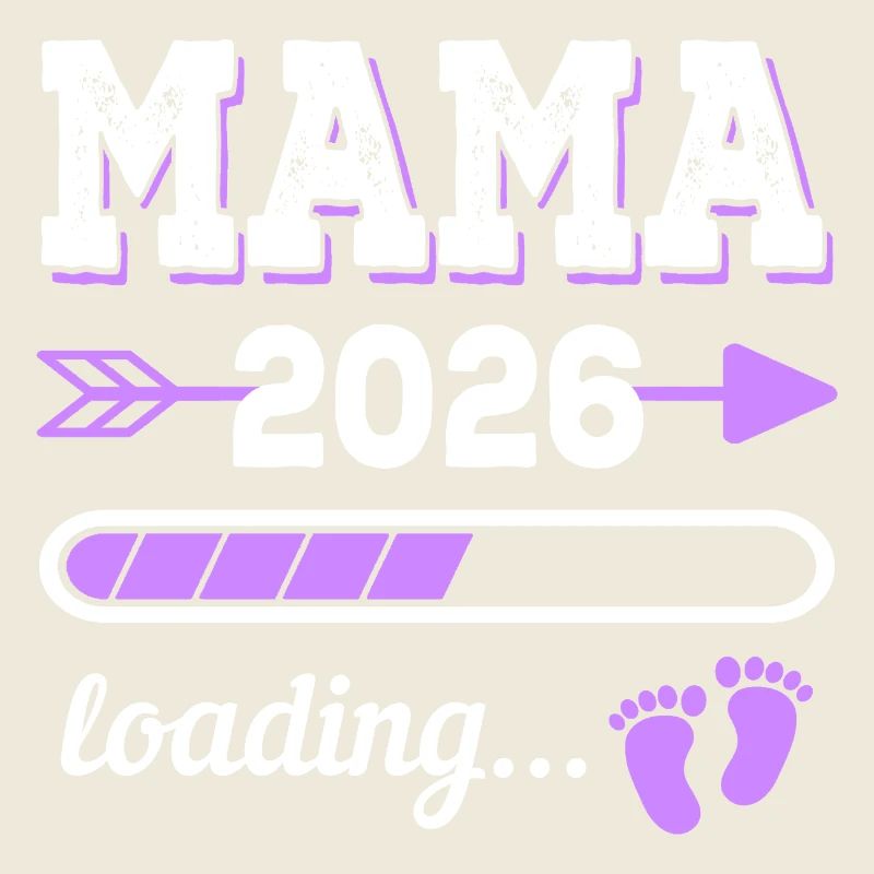 Maman 2026 Loading Idée cadeau de grossesse