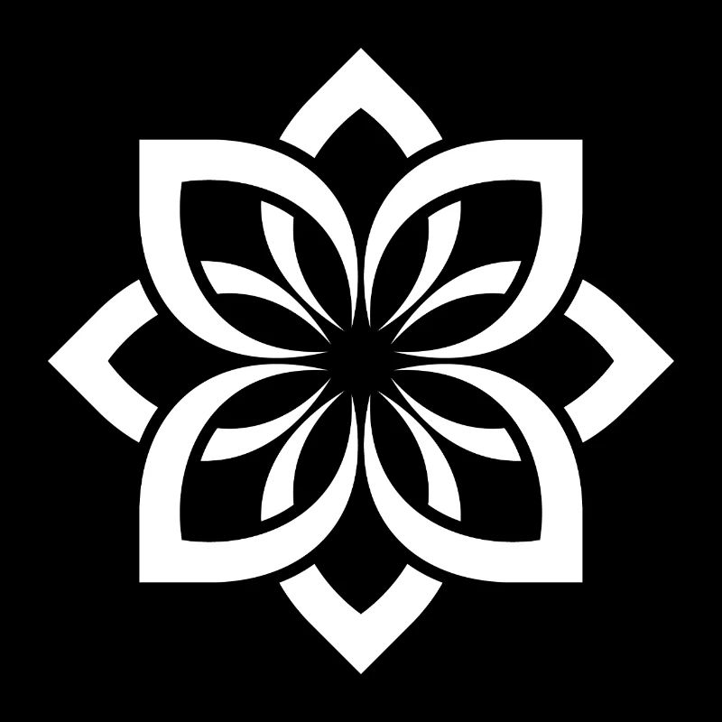 Mandala Fleur Blanche Chogan