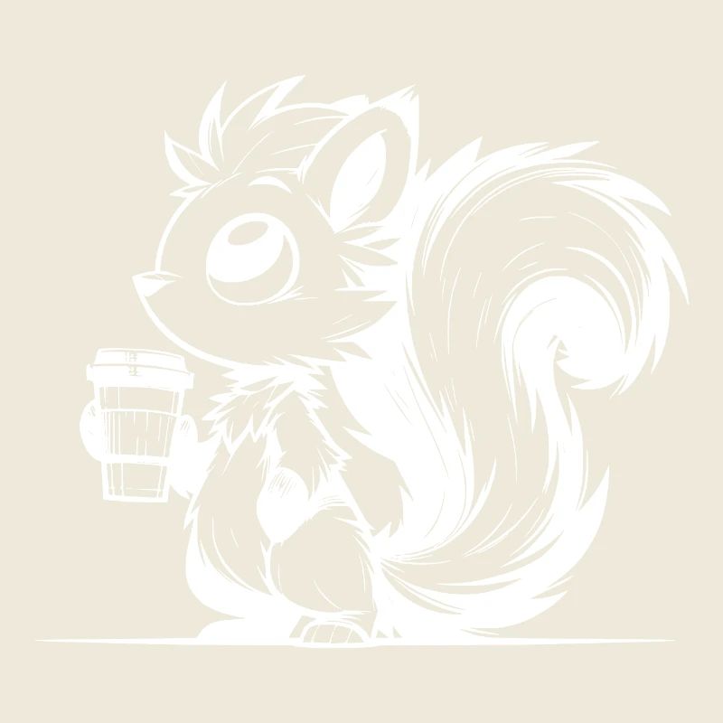 Eichhörnchen im Koffeinrausch - Bin schon wach