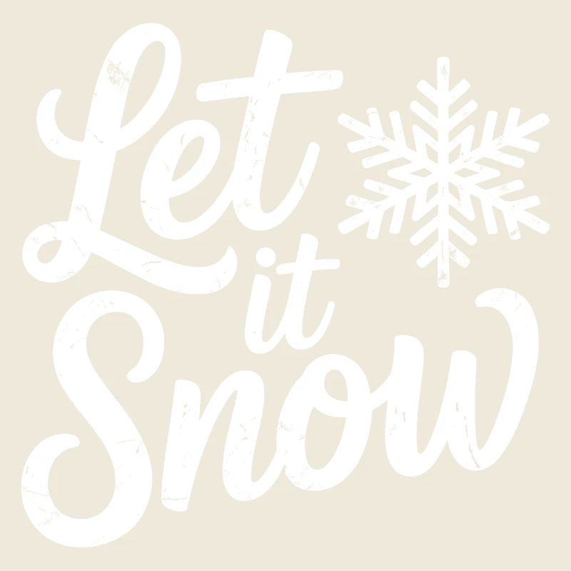 Flocon de neige de Noël Let It Snow