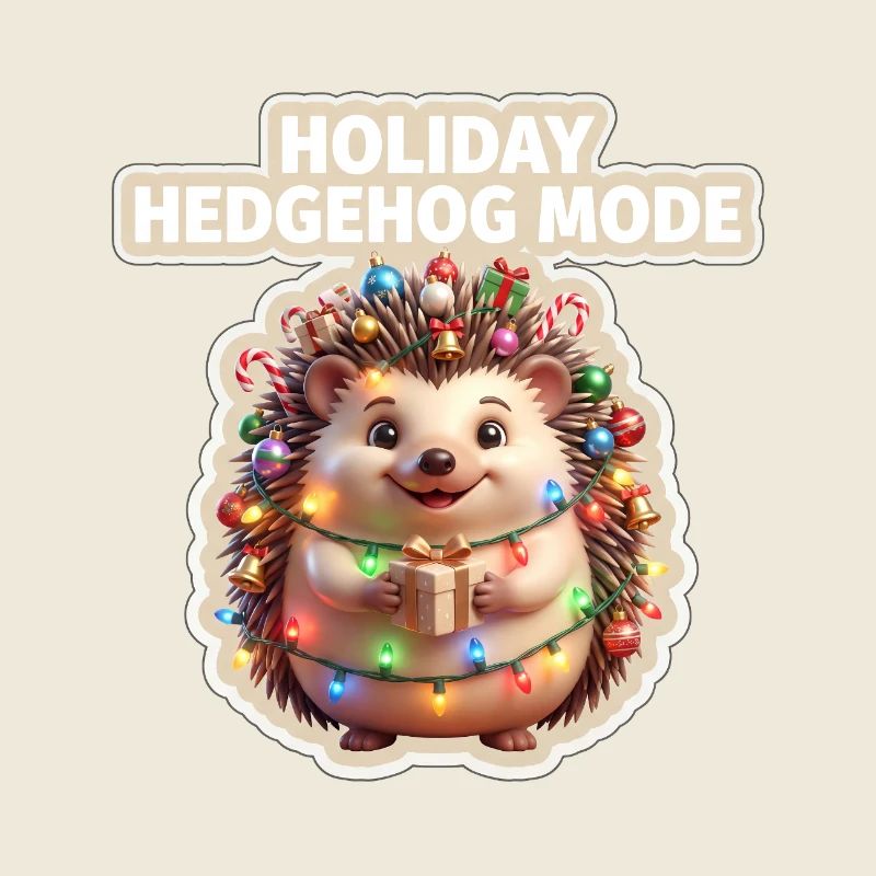 Mode hérisson des fêtes