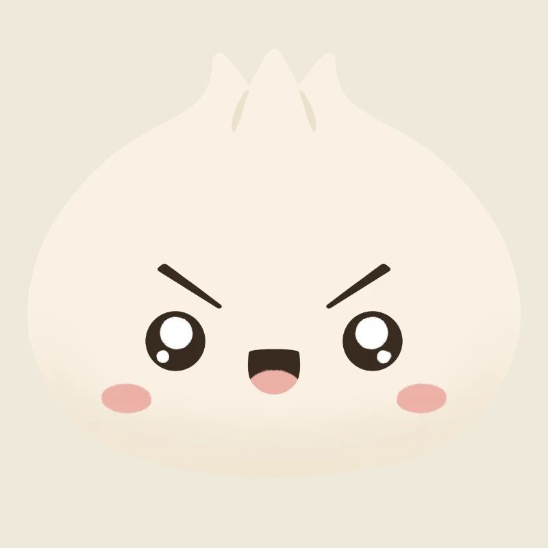 Mascotte mignonne de Grumpy Dumpling